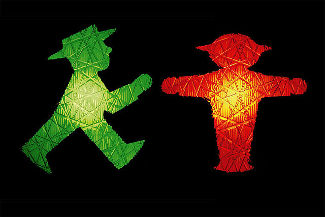 'Fu&szlig;g&auml;ngerampel' (nach Lindner's Rauswurf)