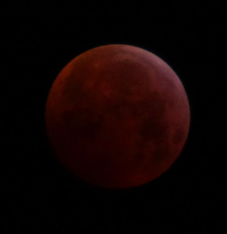 Prophetisch: Der Republikanisch verfärbte Blutmond (2019)